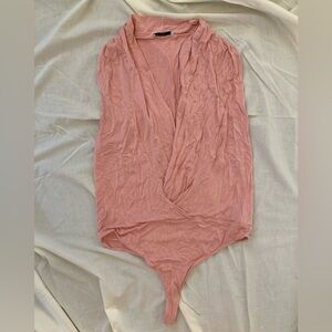 NWOT Pink Babaton Rasmus Bodysuit Size Large